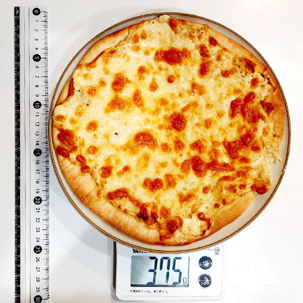 1枚分のツナマヨピザ