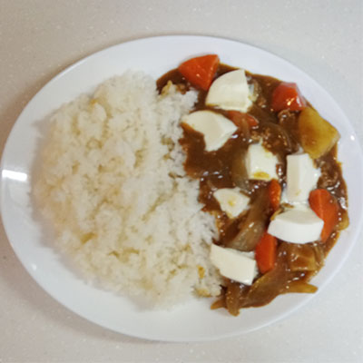 モッツァレラチーズカレー