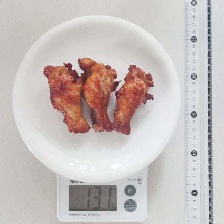3本分の手羽元の素揚げ