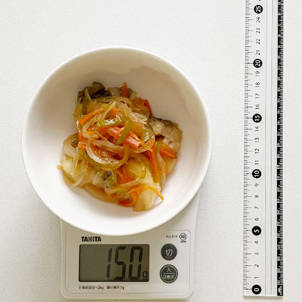 小鉢1杯分の白身魚の南蛮漬け