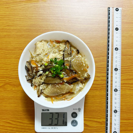 丼1杯分のけんちん丼