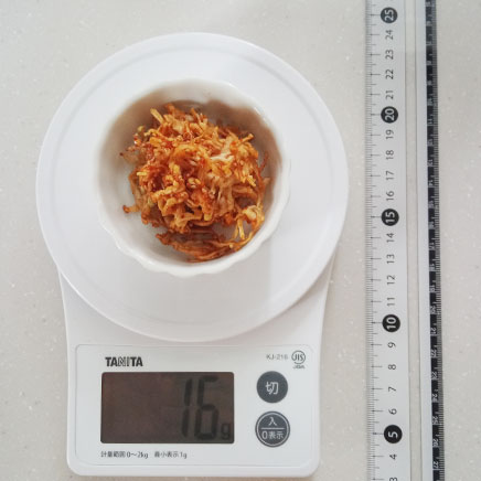 鉢1杯分の切り干し大根のキムチ