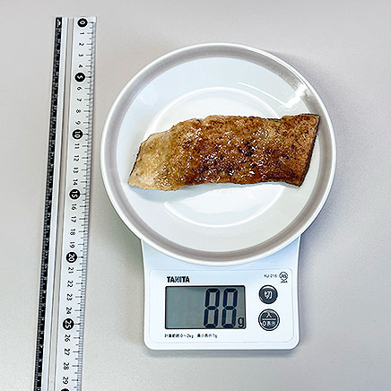 1切れ分のサーモンのソテー