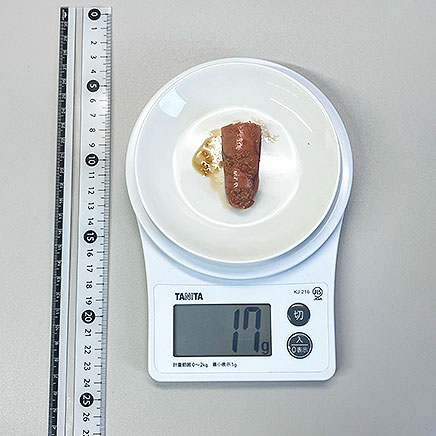 1/2本分のたらこの煮付け