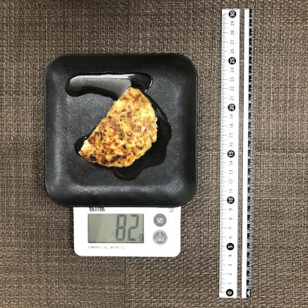 1/2個分の鶏胸肉のハンバーグ