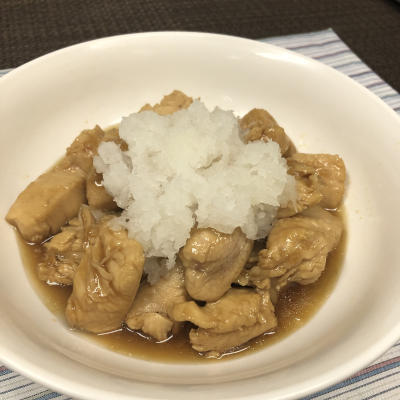 鶏胸肉のみぞれ煮