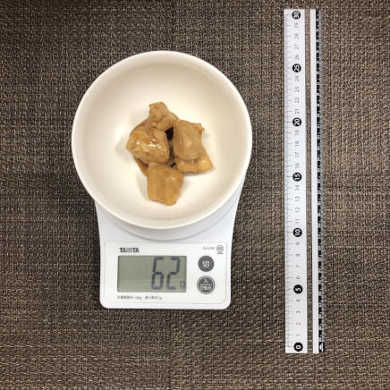1/2人前の鶏胸肉の甘辛煮