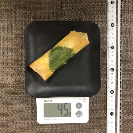 1本分の鶏胸肉の春巻き