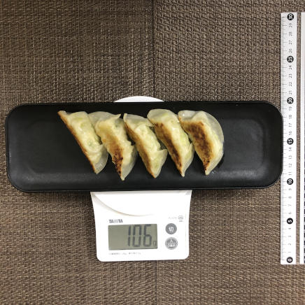 5個分の鶏胸肉の餃子