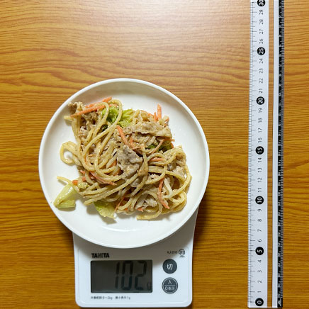小皿一皿分の豚しゃぶのパスタサラダ