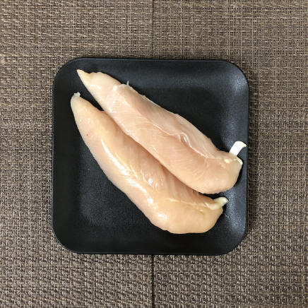 2本分のささみの素揚げに使ったささみ