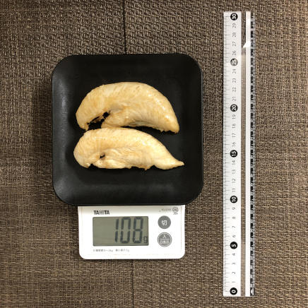 2本分のささみの素揚げ