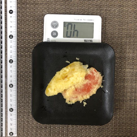 半人前のパプリカの天ぷら