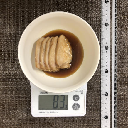 半人前の鶏胸肉のチャーシュー