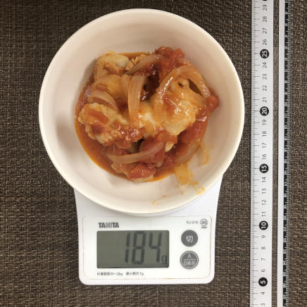 半人前の手羽元のトマト煮