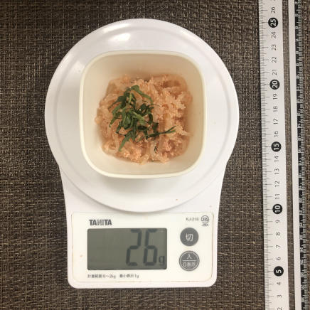 26g分の明太子しらたき