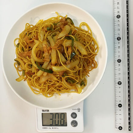 大皿1皿・1人前のカレーナポリタン