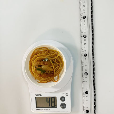 小皿1皿分のカレーナポリタン