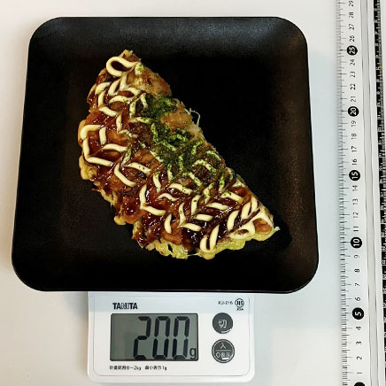 1/2枚分のチーズお好み焼き