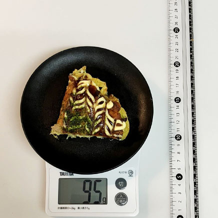 1/4枚分のチーズお好み焼き