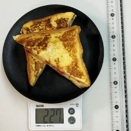 食パン2枚分のフレンチサンド