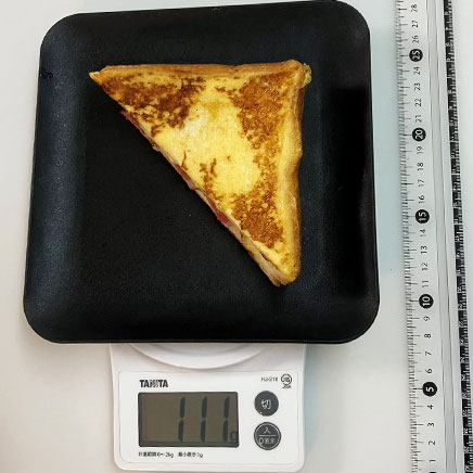 食パン1枚分のフレンチサンド