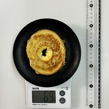 1個分の車麩のフレンチトースト