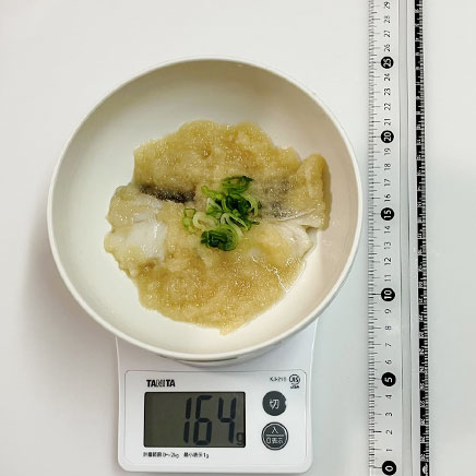 1切れ分のたらのみぞれ煮