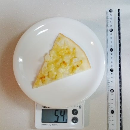 1/6枚分のマヨじゃがピザ