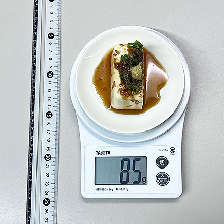 小皿1皿分のポン酢冷奴