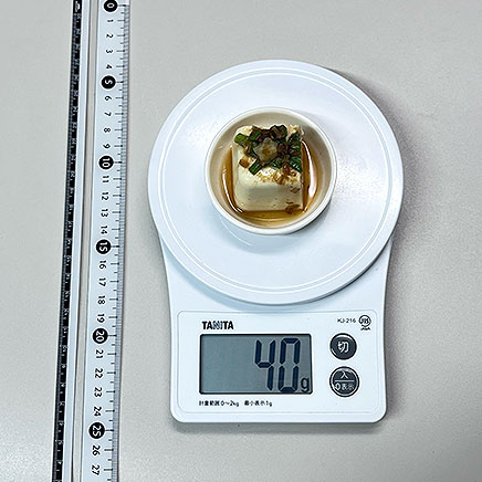 豆皿1皿分のポン酢冷奴