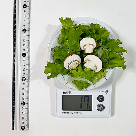 小皿1皿分のマッシュルームのサラダ