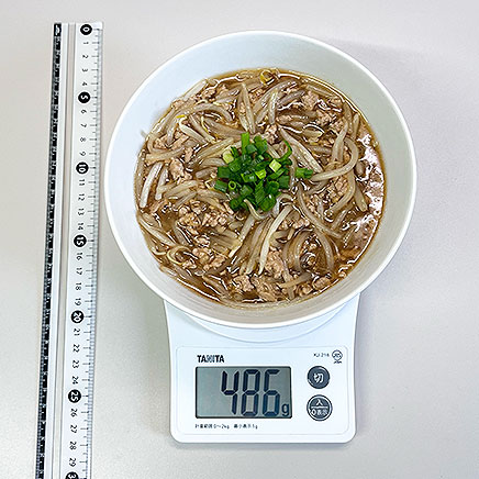 大皿1皿分のもやしとひき肉のあんかけ