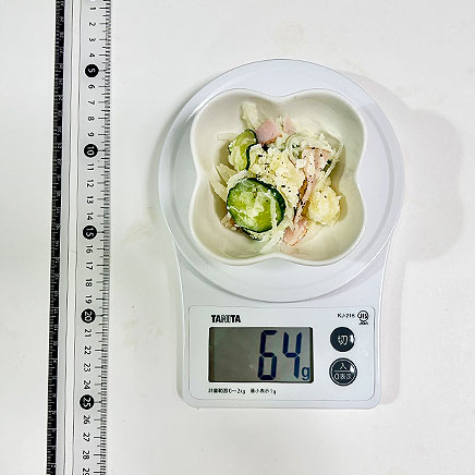 小鉢1杯分のヨーグルトポテトサラダ