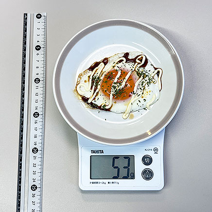 卵1個分の目玉焼きマヨネーズ