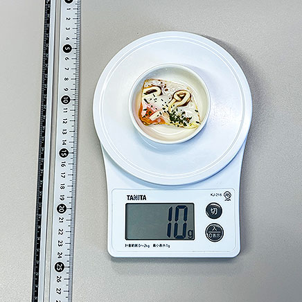 卵1/4個分の目玉焼きマヨネーズ