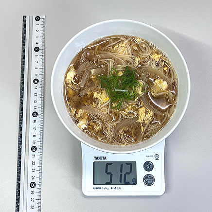 大椀1杯分の卵のにゅうめん