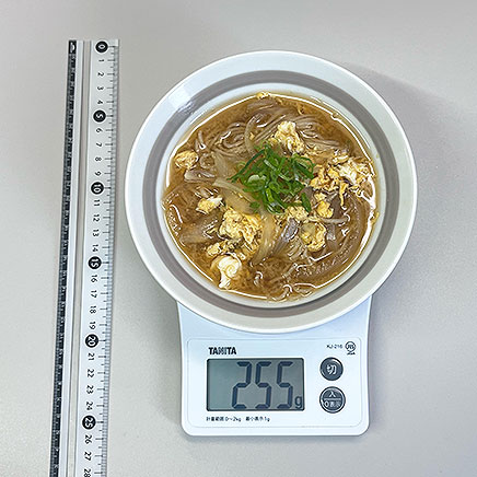中椀1杯分の卵のにゅうめん