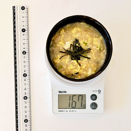 小椀のオートミール雑炊