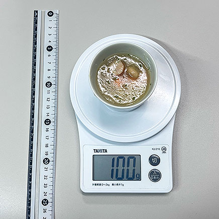 スープカップ1杯分の大豆のスープ