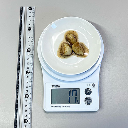 3片分のにんにくのバター焼き