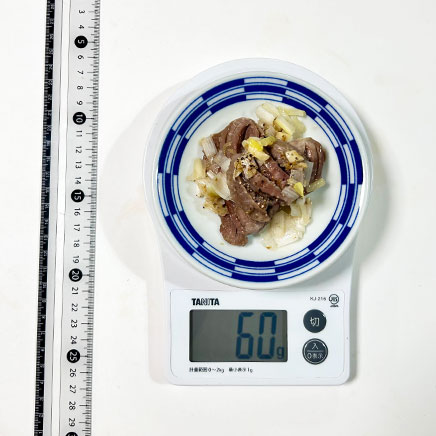 小皿1皿分の砂肝のネギ塩炒め