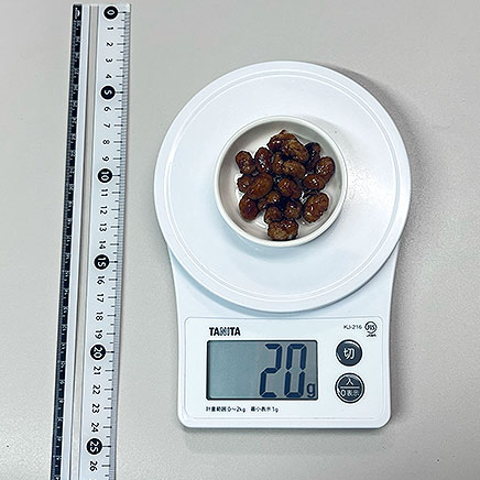 豆皿1皿分の大豆の甘辛煮