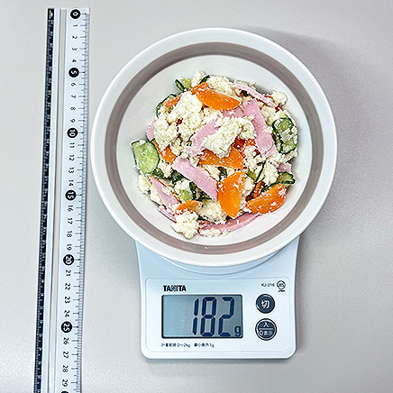 中皿1皿分のおからのポテトサラダ