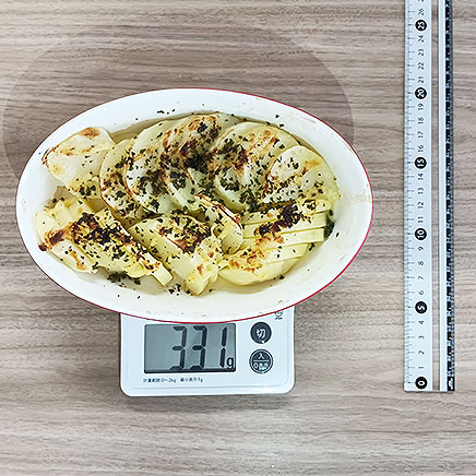 グラタン皿（大）1皿分じゃがいものマヨネーズ焼き