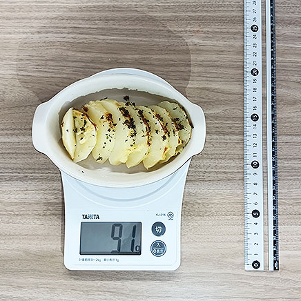 グラタン皿（小）1皿分じゃがいものマヨネーズ焼き