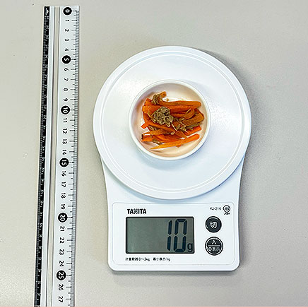 豆皿1皿分のにんじんのツナ和え