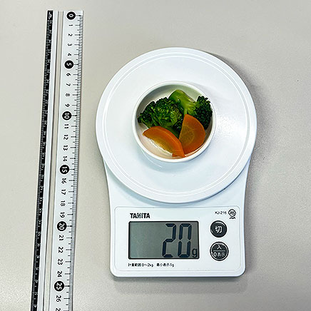 豆皿1皿分の野菜のポン酢和え