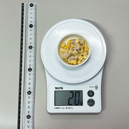 豆皿1皿分のツナのコーンサラダ