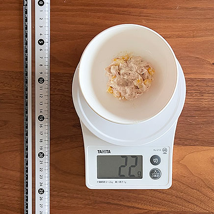 小皿1皿分のツナコーンサラダ